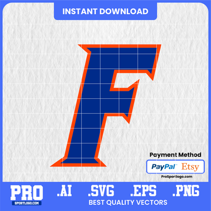 Florida Gators SVG logo — digital vector file for Cricut, Silhouette, vinyl cutting, sublimation, and DIY crafts