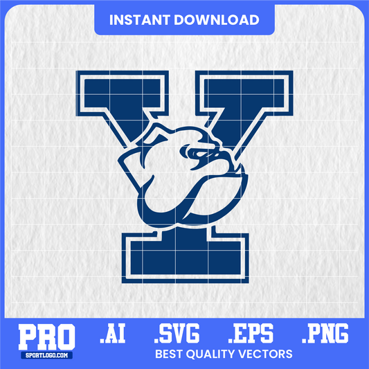 Yale Bulldogs SVG Files | Digital Download Logo for Cutting Machines & Crafts
