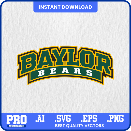 Baylor Bears  Vector SVG | High-Quality Mascot Design for Cricut & Print