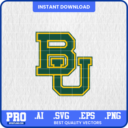 Baylor Bears Head Vector SVG | High-Quality Mascot Design for Cricut & Print