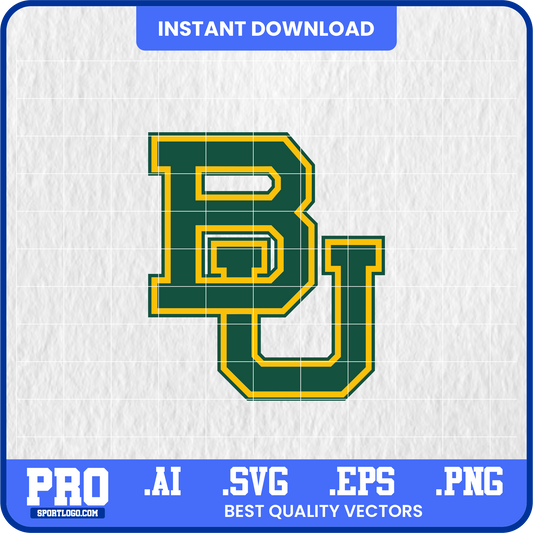 Baylor Bears Head Vector SVG | High-Quality Mascot Design for Cricut & Print