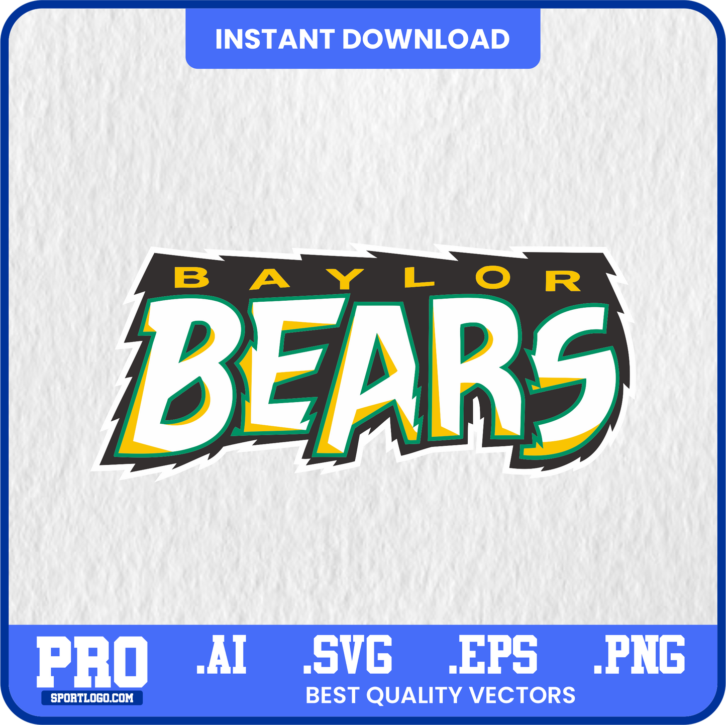 Baylor Bears  Vector SVG | High-Quality Mascot Design for Cricut & Print