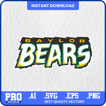 Baylor Bears  Vector SVG | High-Quality Mascot Design for Cricut & Print