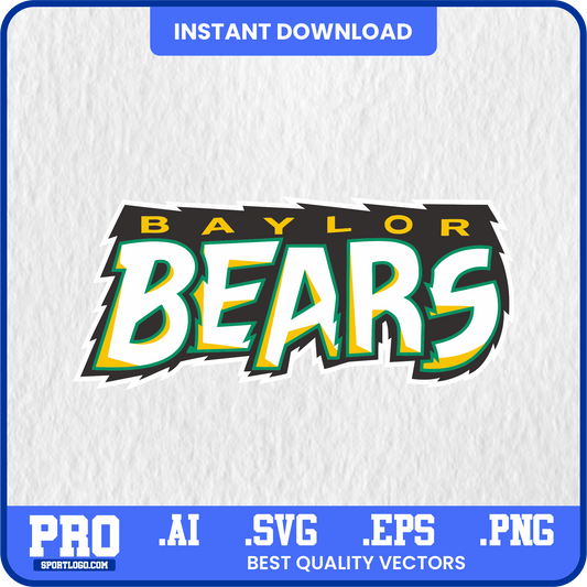 Baylor Bears  Vector SVG | High-Quality Mascot Design for Cricut & Print