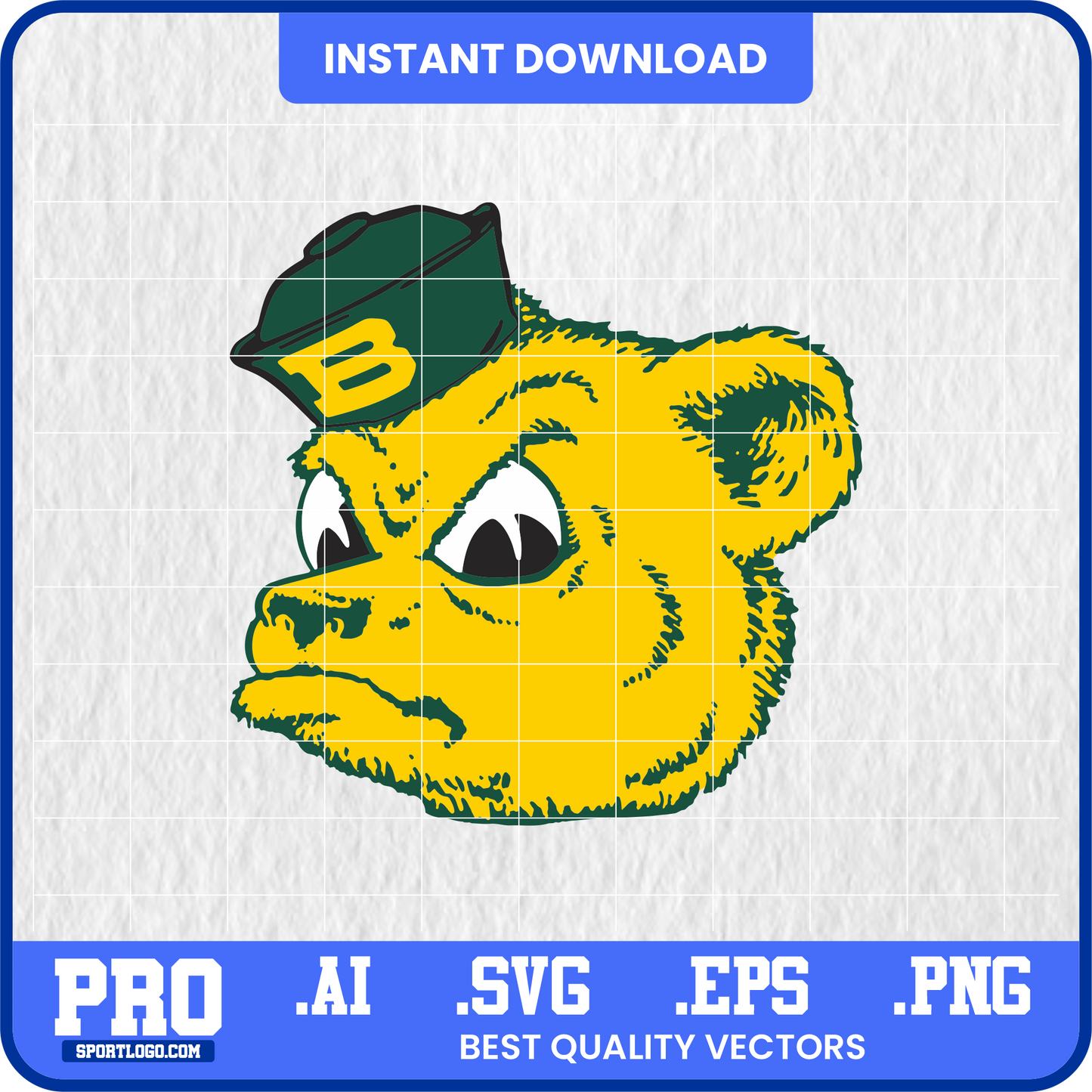 Baylor Bears  Vector SVG | High-Quality Mascot Design for Cricut & Print