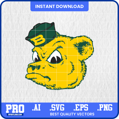Baylor Bears  Vector SVG | High-Quality Mascot Design for Cricut & Print