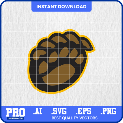 Baylor Bears Head Vector SVG | High-Quality Mascot Design for Cricut & Print