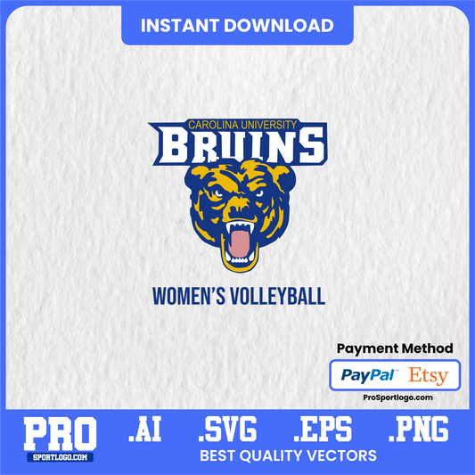 Bruins Mascot Vector – Perfect for School Spirit & T-Shirts Carolina Bruins mascot vectors