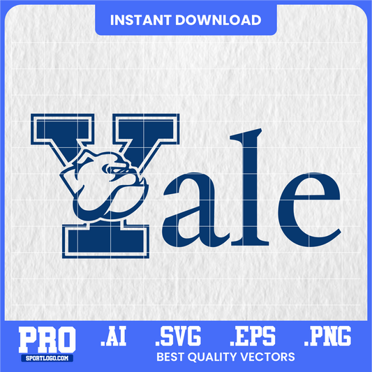 Yale Bulldogs Mascot Vector Art | SVG, PNG, EPS for DIY Projects